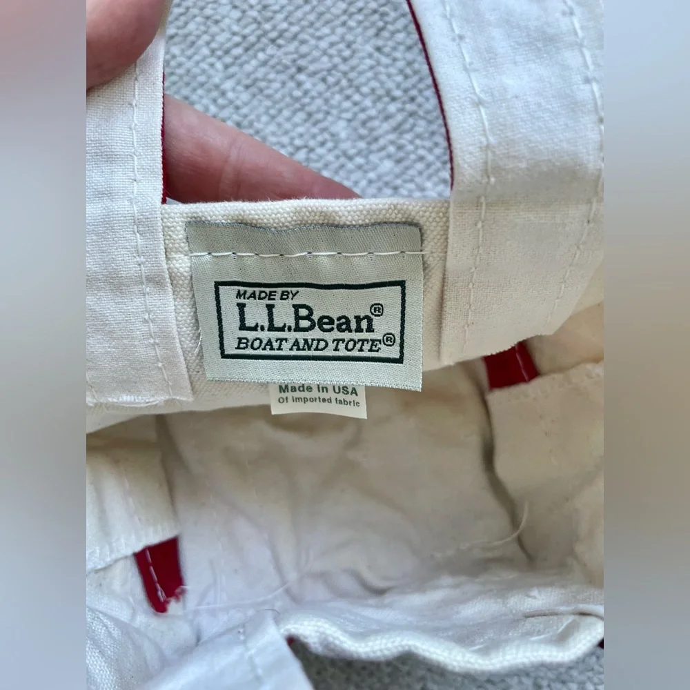 L.L. Bean Boat and Tote Mini, Red - Picture 4 of 9